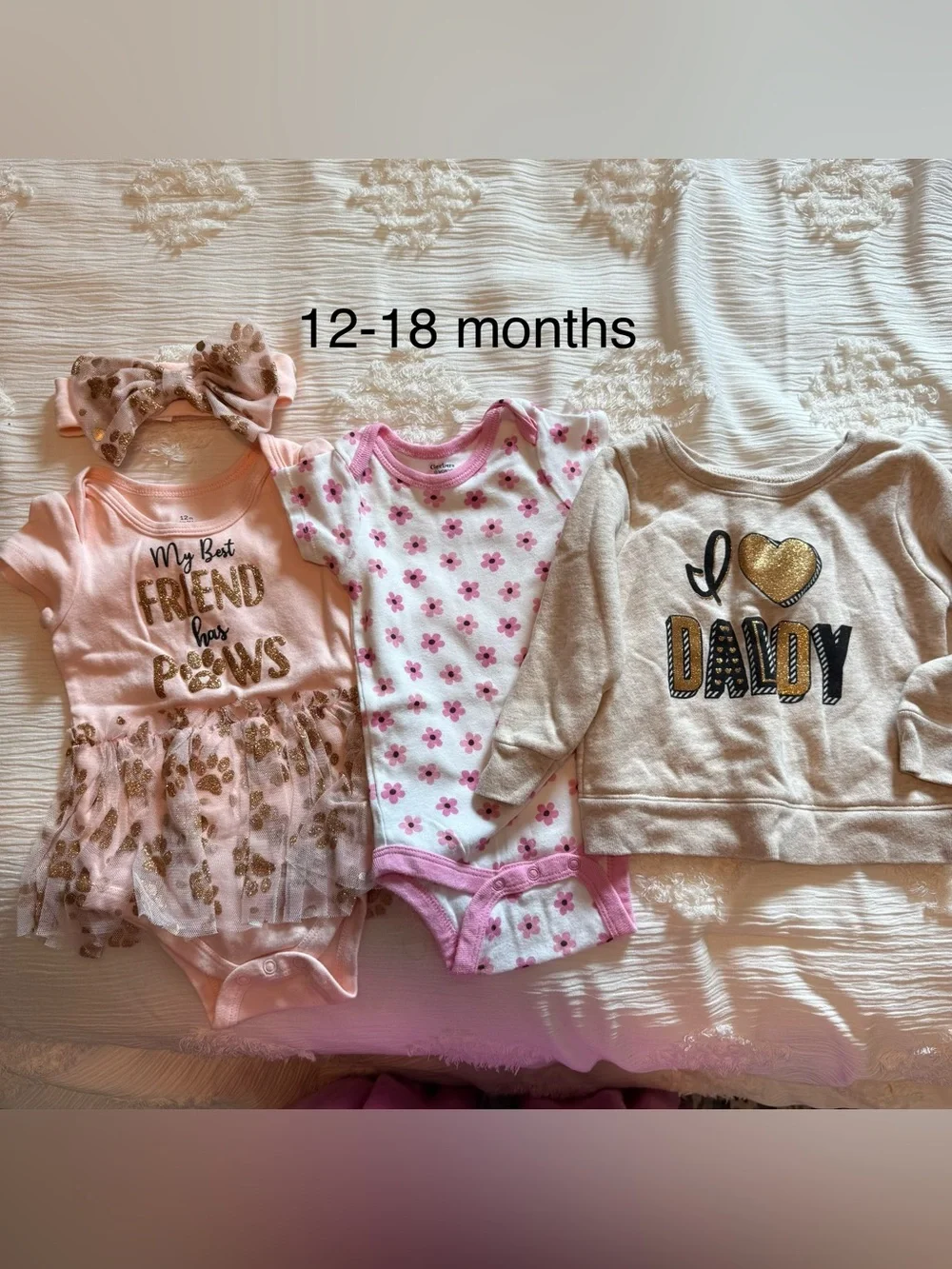 Baby girl 27 items size NB-12 months